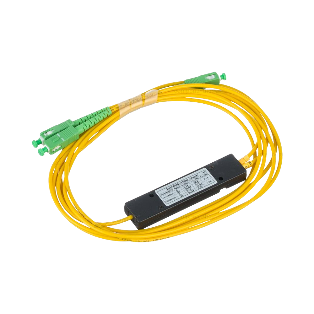 Оптический сплиттер 1x2 10/90 3.0мм 3SC/APC